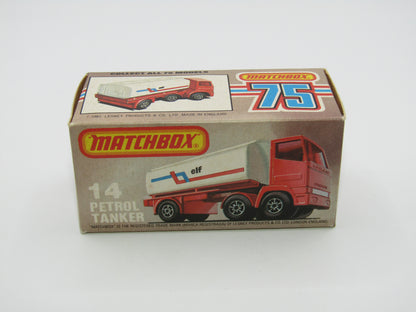 Matchbox Superfast 14D Articulated Petrol Tanker YELLOW - Shell Tampo