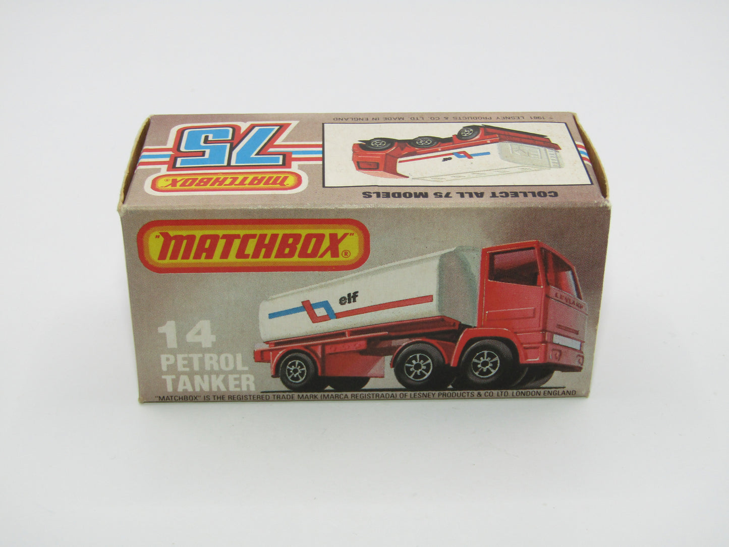 Matchbox Superfast 14D Articulated Petrol Tanker YELLOW - Shell Tampo