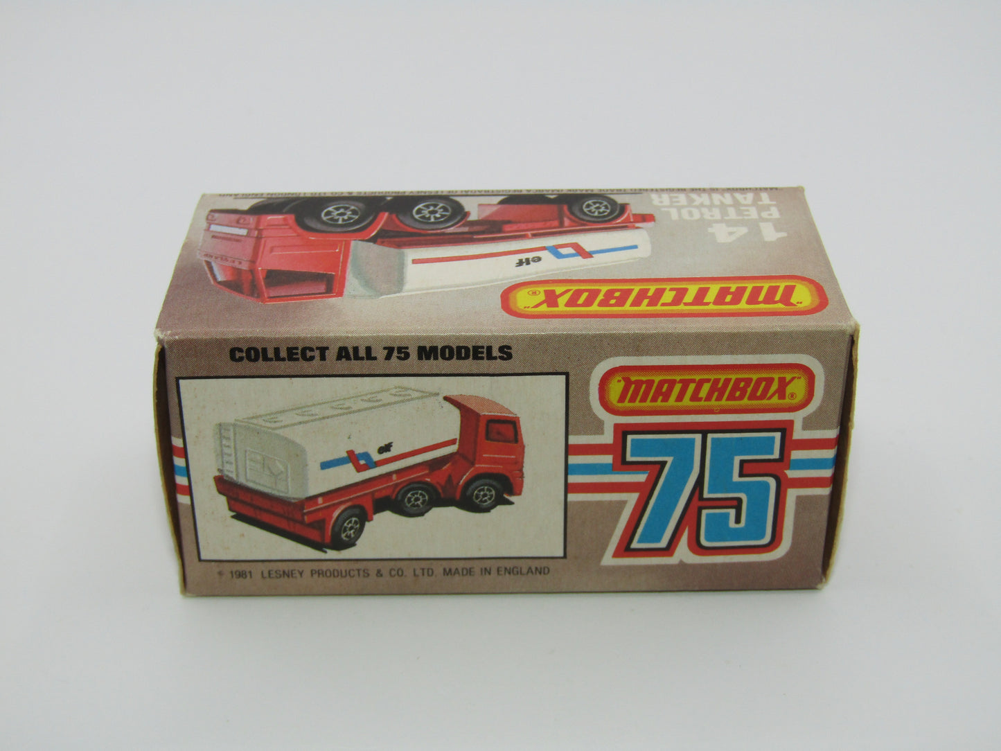 Matchbox Superfast 14D Articulated Petrol Tanker YELLOW - Shell Tampo
