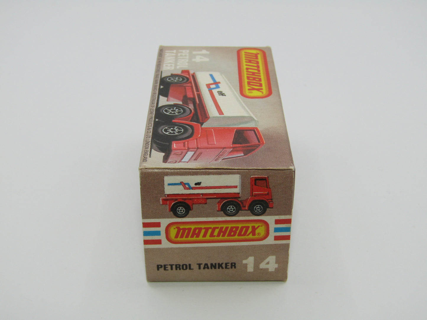 Matchbox Superfast 14D Articulated Petrol Tanker YELLOW - Shell Tampo