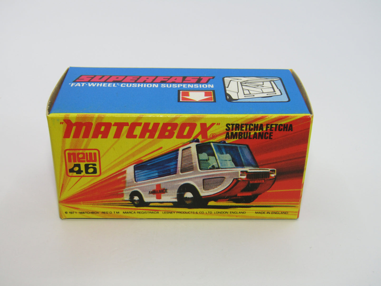 Matchbox Superfast 46B Stretcha Fetcha Lime Green UNPAINTED Base