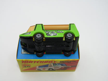 Matchbox Superfast 46B Stretcha Fetcha Lime Green BLACK Base