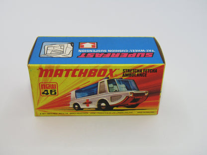 Matchbox Superfast 46B Stretcha Fetcha Lime Green BLACK Base