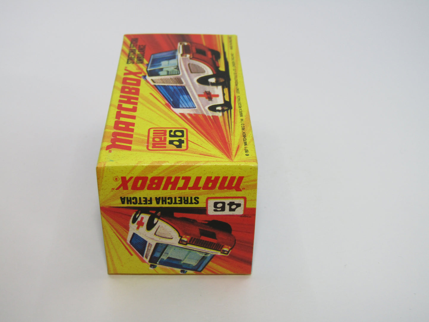 Matchbox Superfast 46B Stretcha Fetcha Lime Green BLACK Base