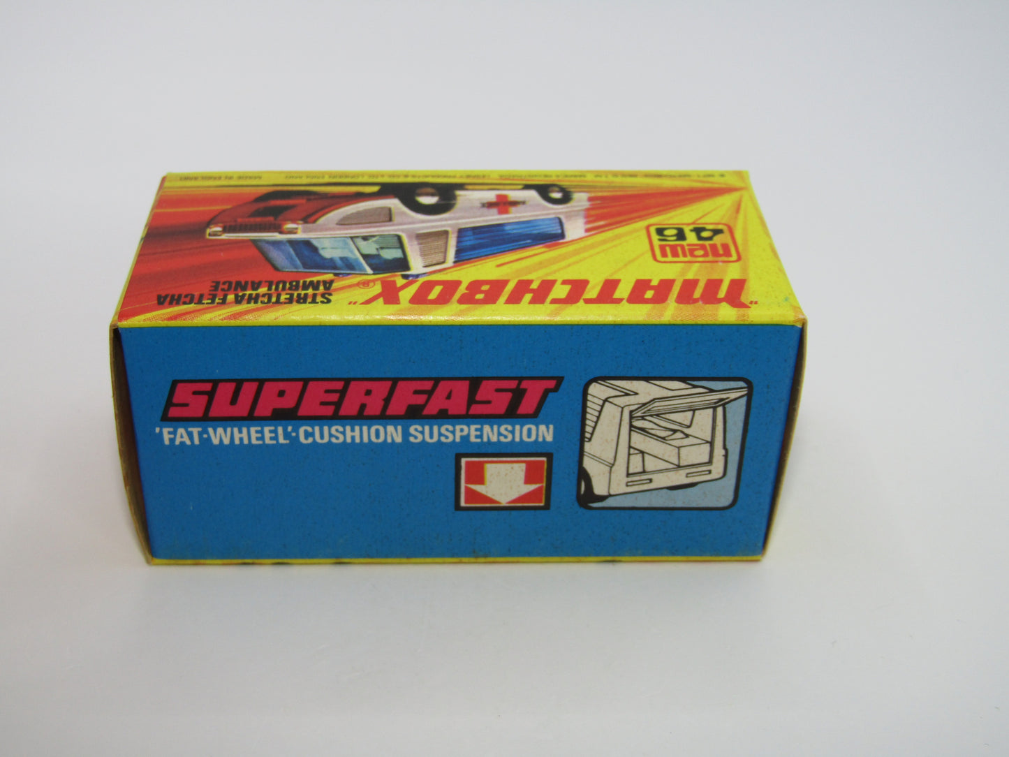 Matchbox Superfast 46B Stretcha Fetcha Lime Green BLACK Base