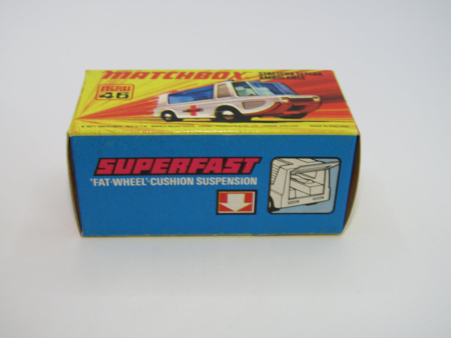 Matchbox Superfast 46B Stretcha Fetcha Lime Green BLACK Base
