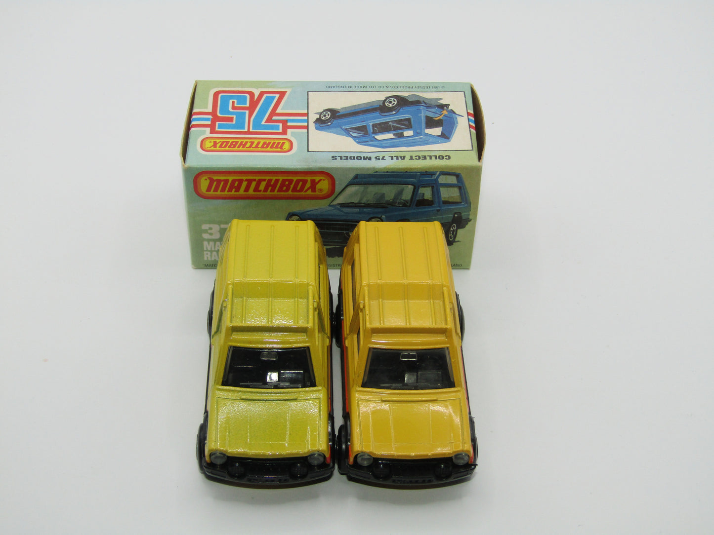 Matchbox Superfast 37E Matra Rancho LIGHT YELLOW, Wide 5 Arch Wheels