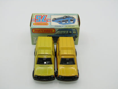 Matchbox Superfast 37E Matra Rancho LIGHT YELLOW, Wide 5 Arch Wheels