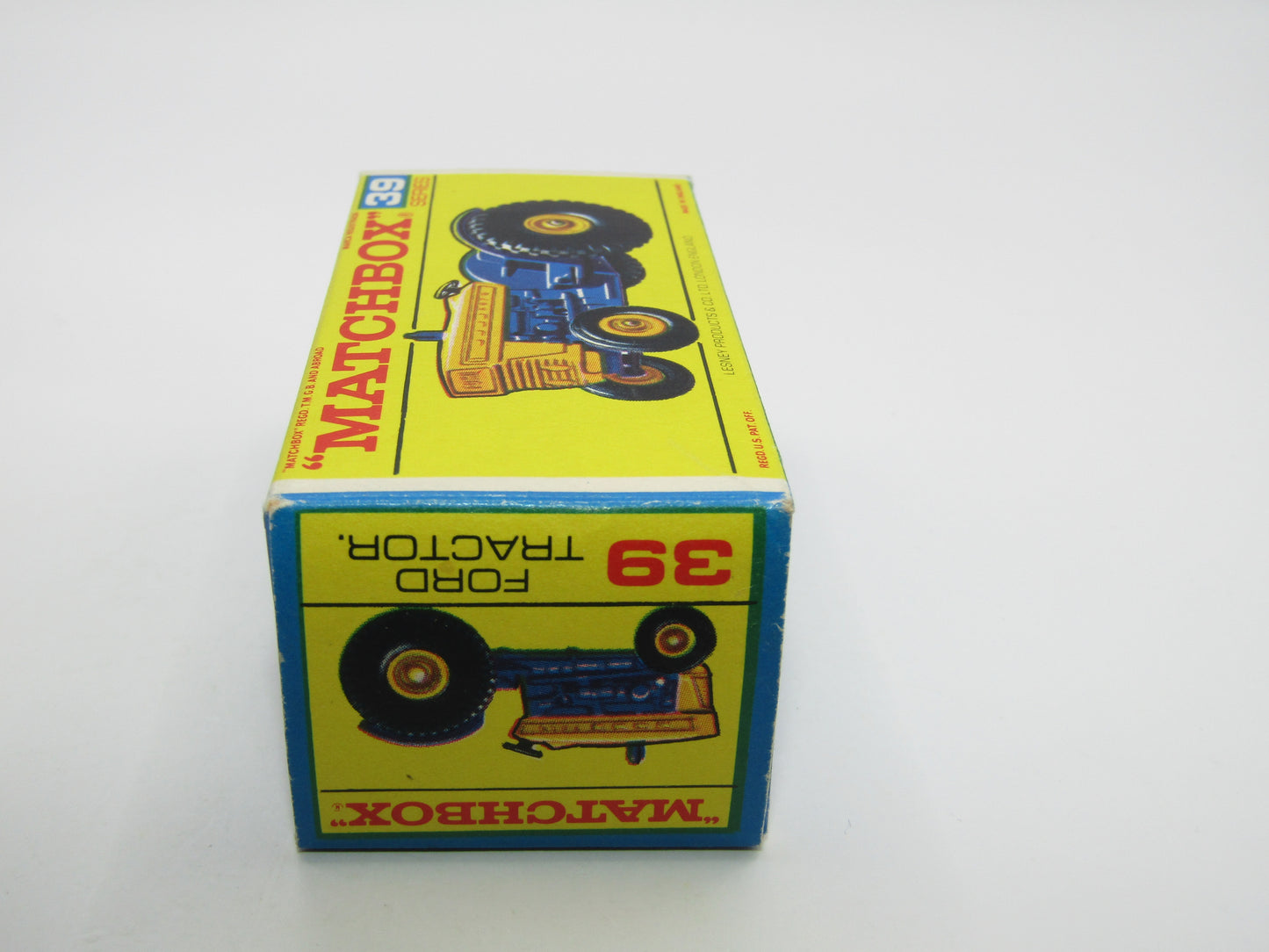 Matchbox Regular Wheels 39C Ford Tractorsigned by Ron Jobson Matchbox Artist