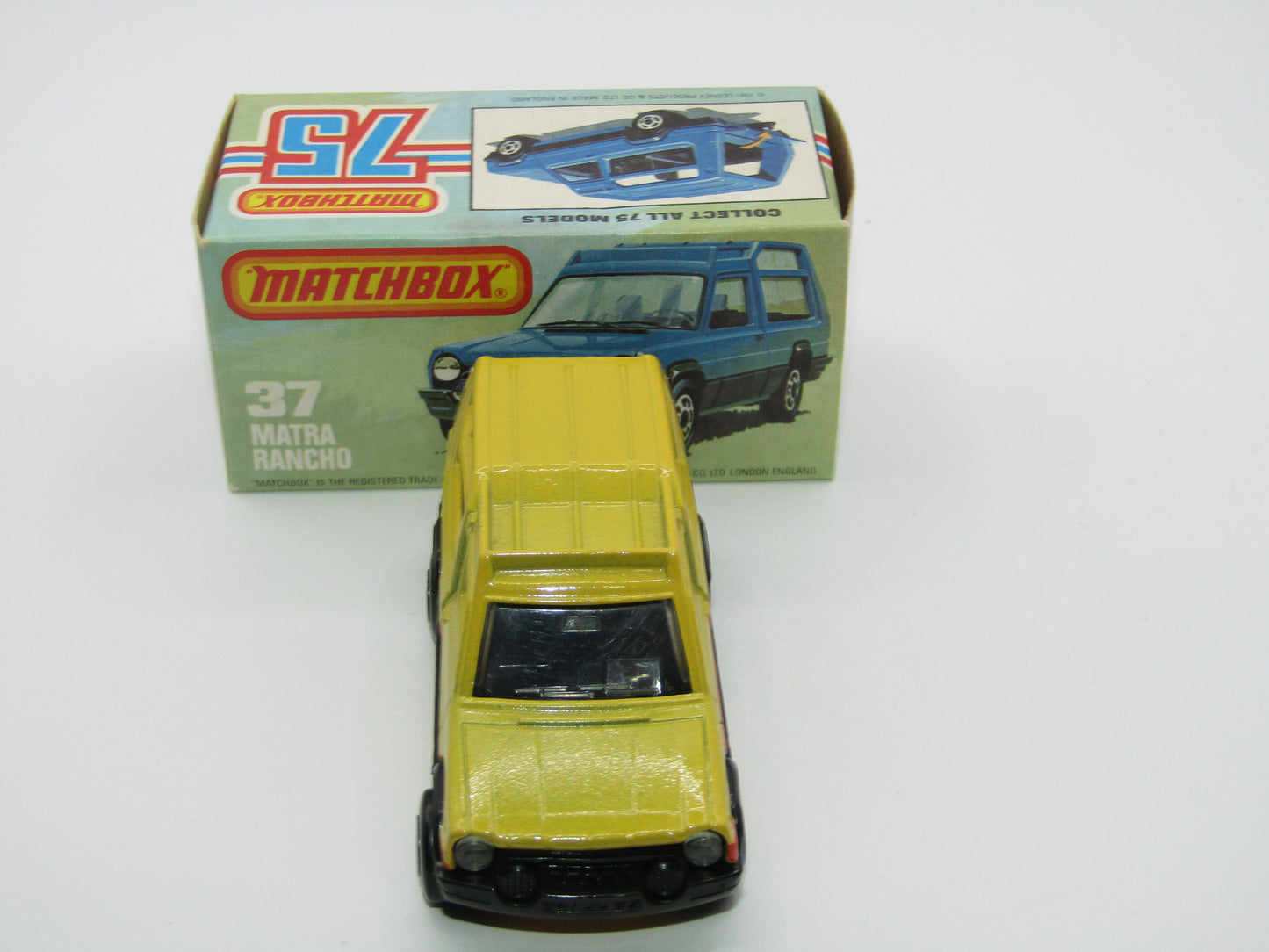 Matchbox Superfast 37E Matra Rancho LIGHT YELLOW, Wide 5 Arch Wheels