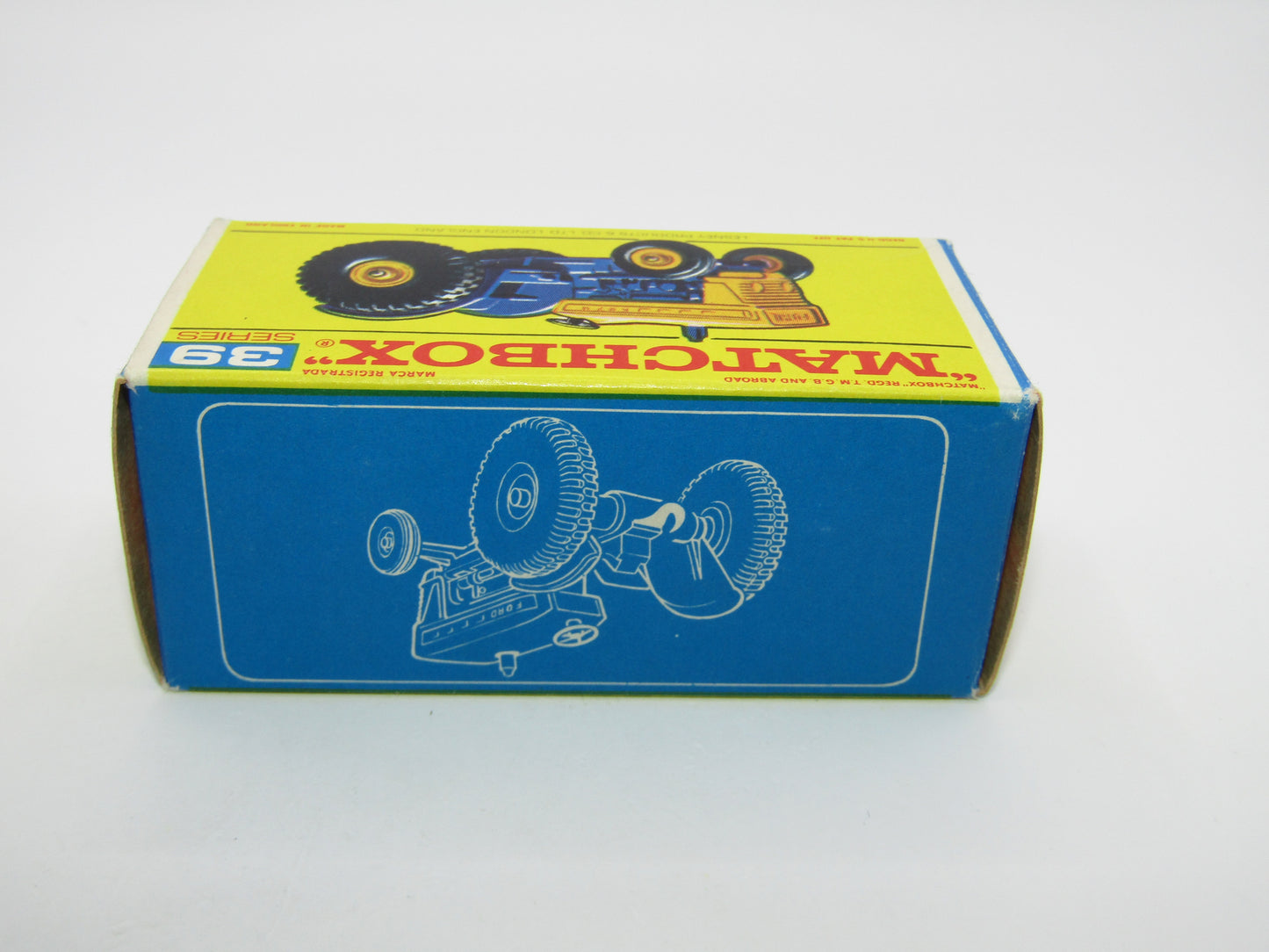 Matchbox Regular Wheels 39C Ford Tractorsigned by Ron Jobson Matchbox Artist