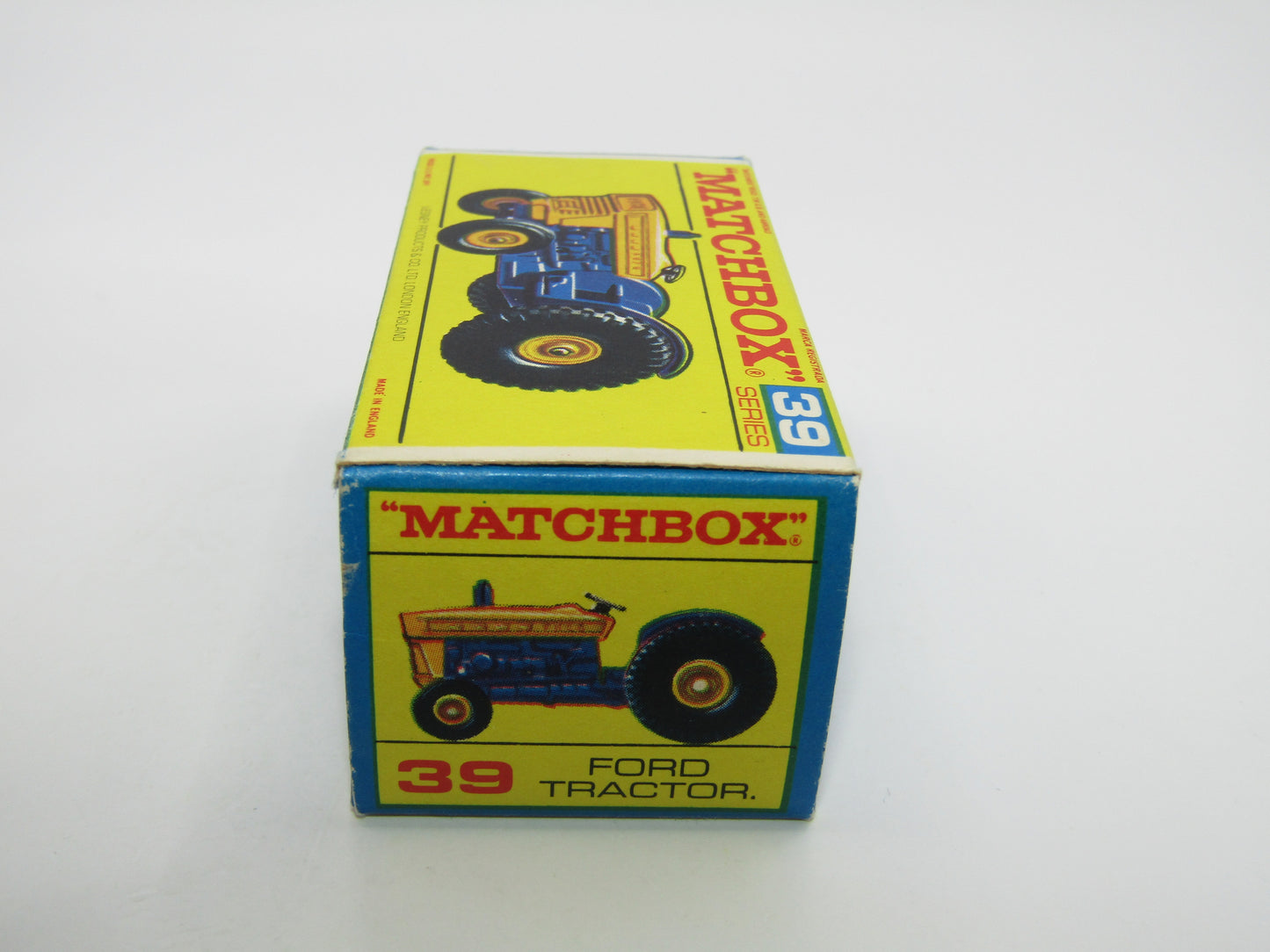Matchbox Regular Wheels 39C Ford Tractorsigned by Ron Jobson Matchbox Artist