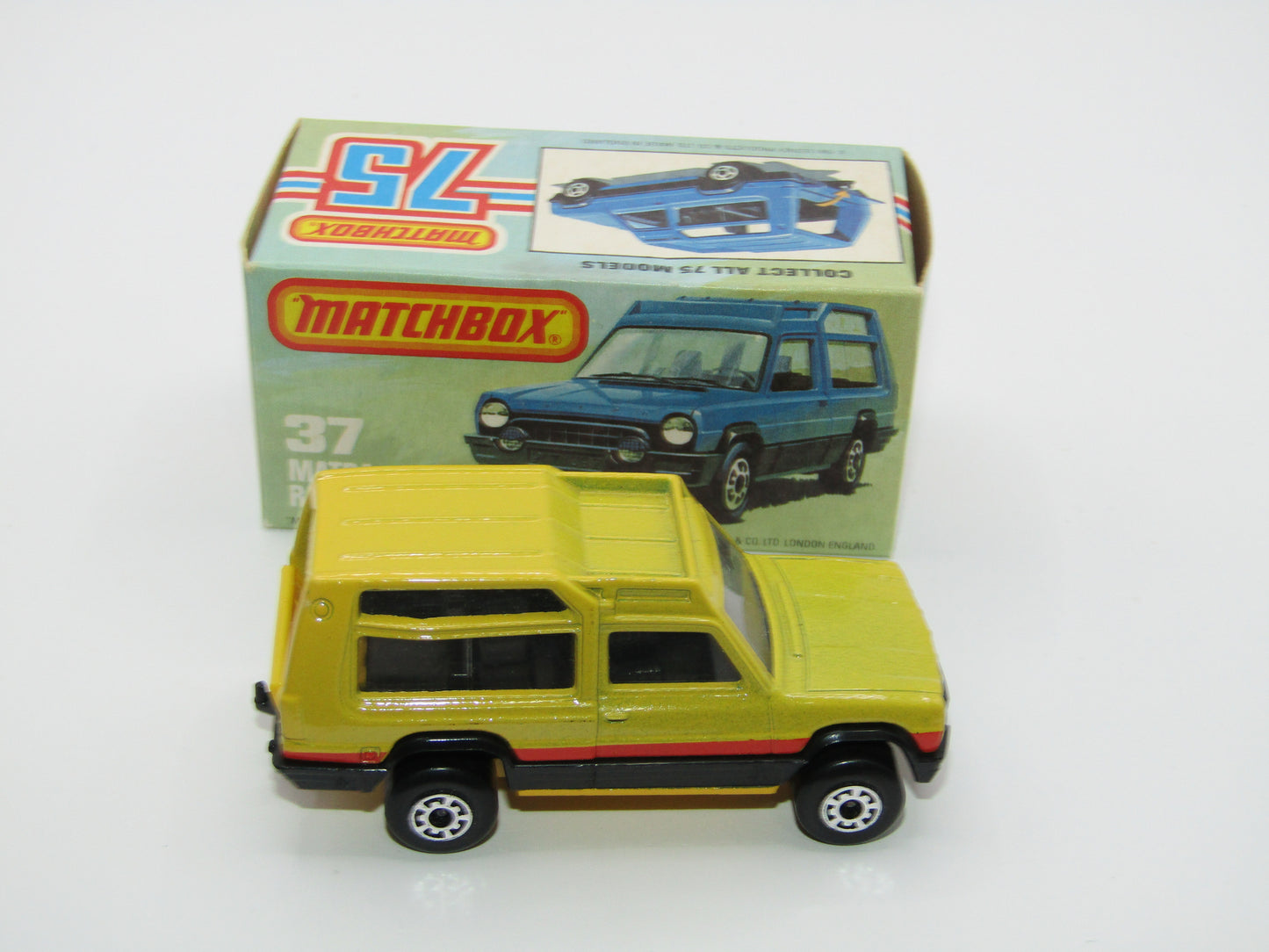 Matchbox Superfast 37E Matra Rancho LIGHT YELLOW, Wide 5 Arch Wheels
