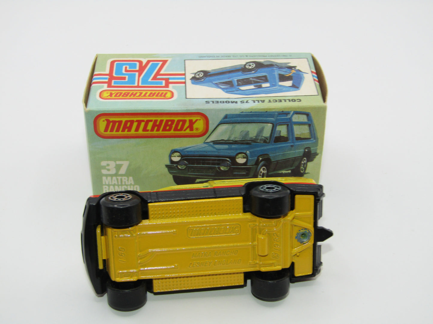 Matchbox Superfast 37E Matra Rancho LIGHT YELLOW, Wide 5 Arch Wheels