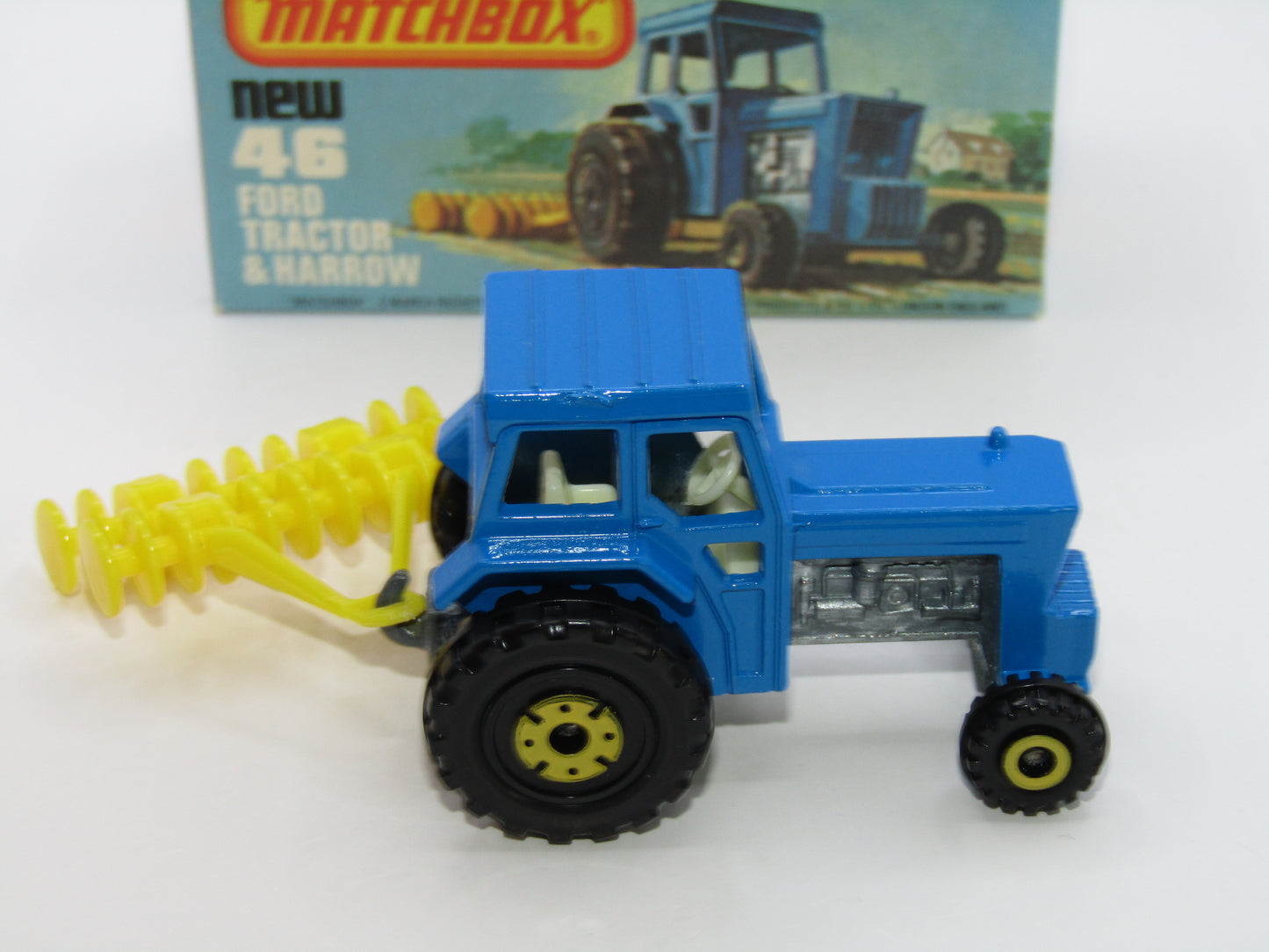 Matchbox Superfast 46C Ford Tractor IVORY Interior