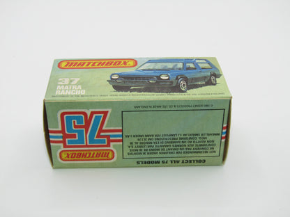 Matchbox Superfast 37E Matra Rancho LIGHT YELLOW, Wide 5 Arch Wheels