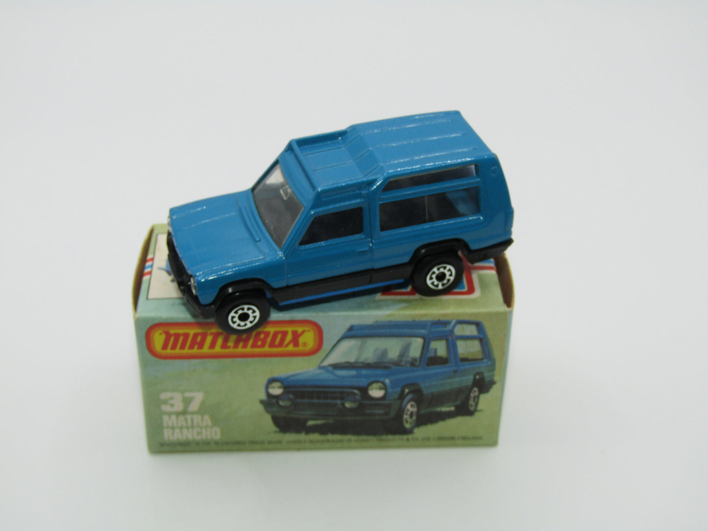 Matchbox Superfast 37E Matra Rancho TURQUOISE BLUE Narrow Wheels