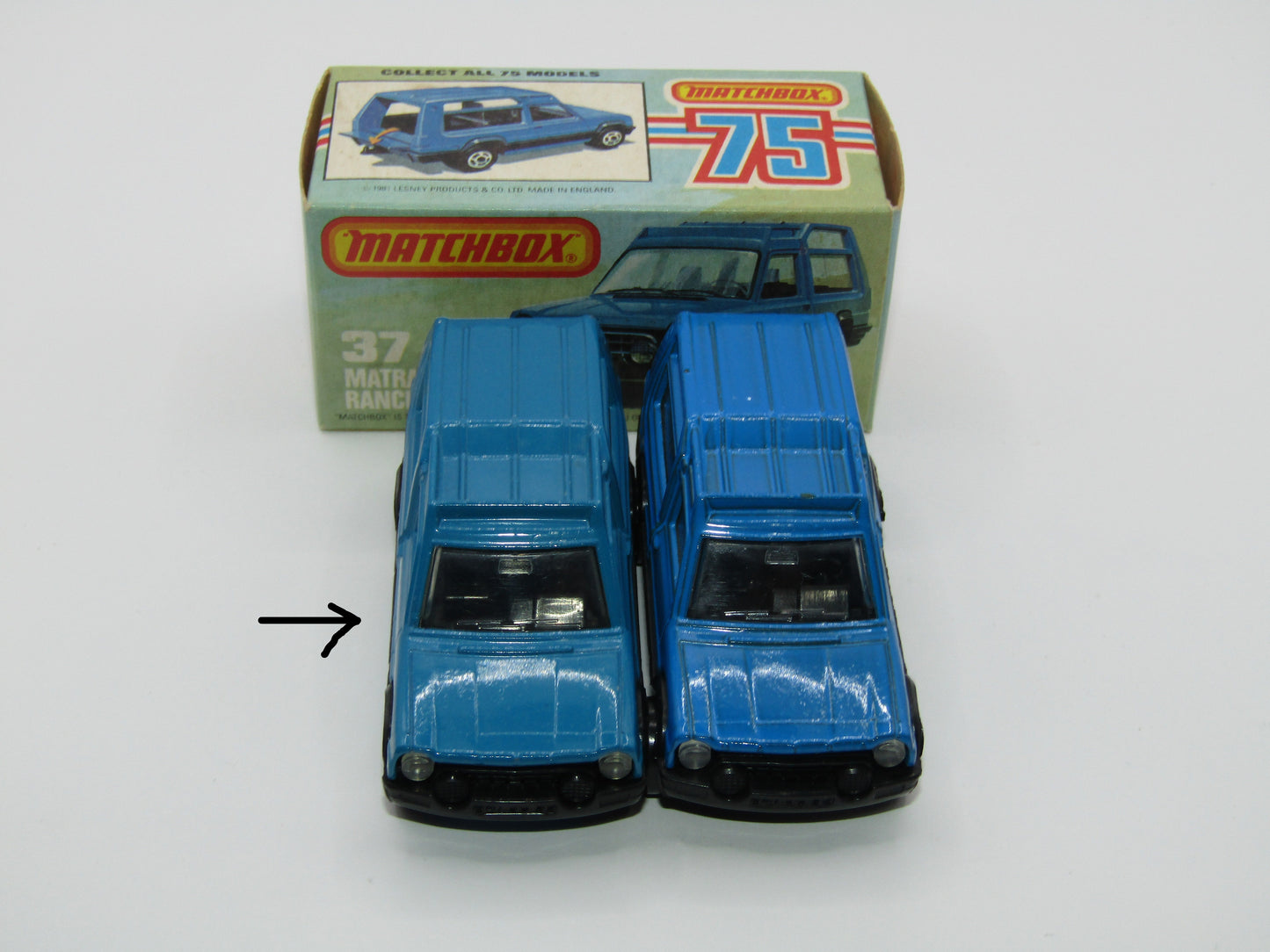 Matchbox Superfast 37E Matra Rancho TURQUOISE BLUE Narrow Wheels