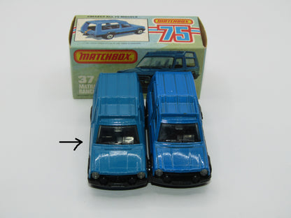 Matchbox Superfast 37E Matra Rancho TURQUOISE BLUE Narrow Wheels