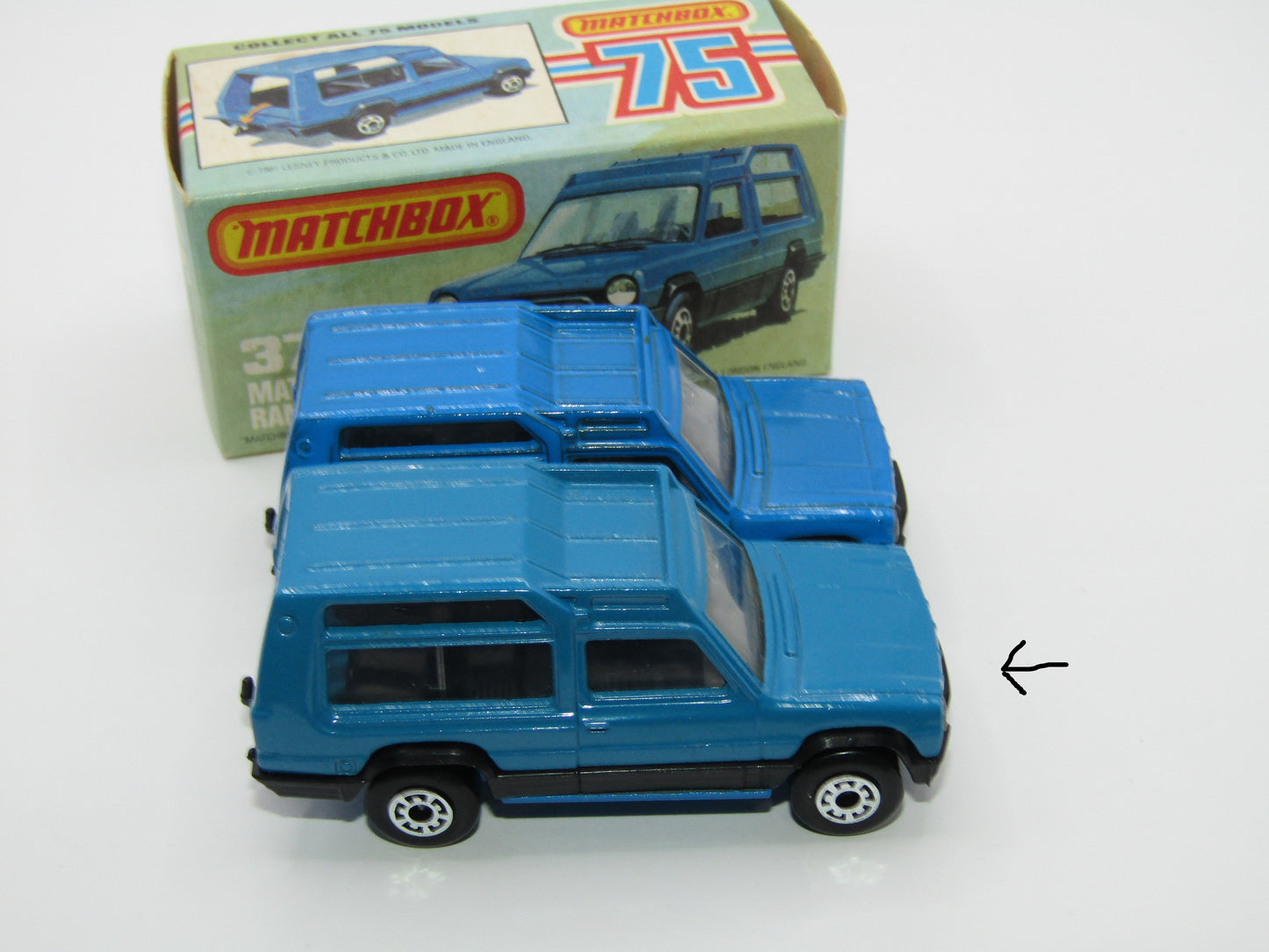 Matchbox Superfast 37E Matra Rancho TURQUOISE BLUE Narrow Wheels
