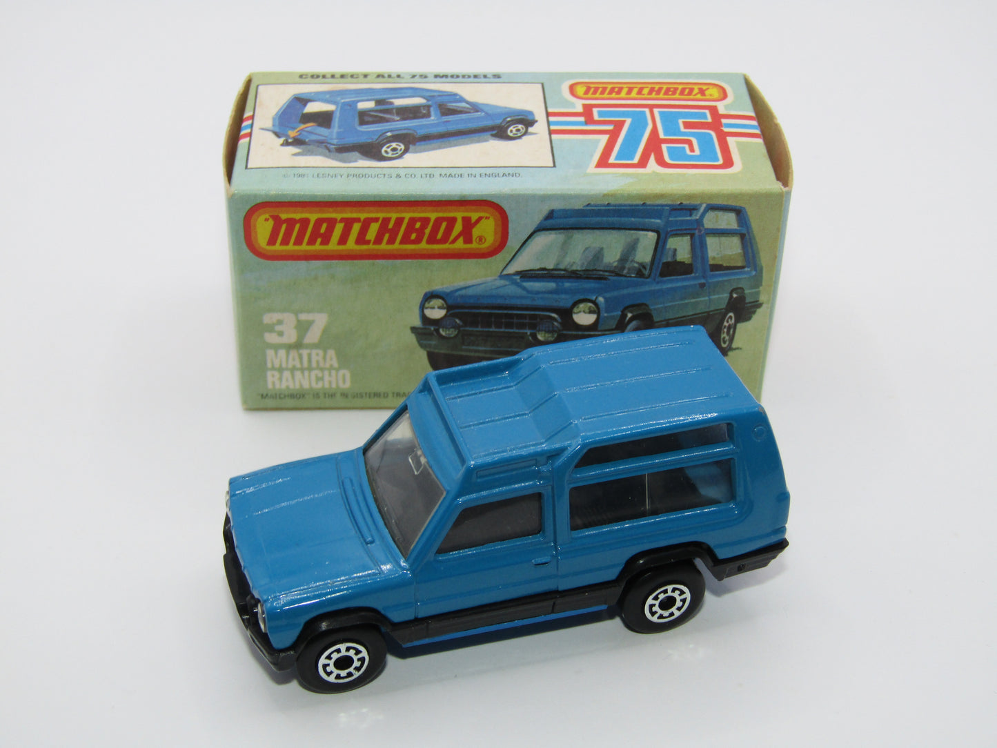 Matchbox Superfast 37E Matra Rancho TURQUOISE BLUE Narrow Wheels