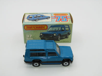 Matchbox Superfast 37E Matra Rancho TURQUOISE BLUE Narrow Wheels