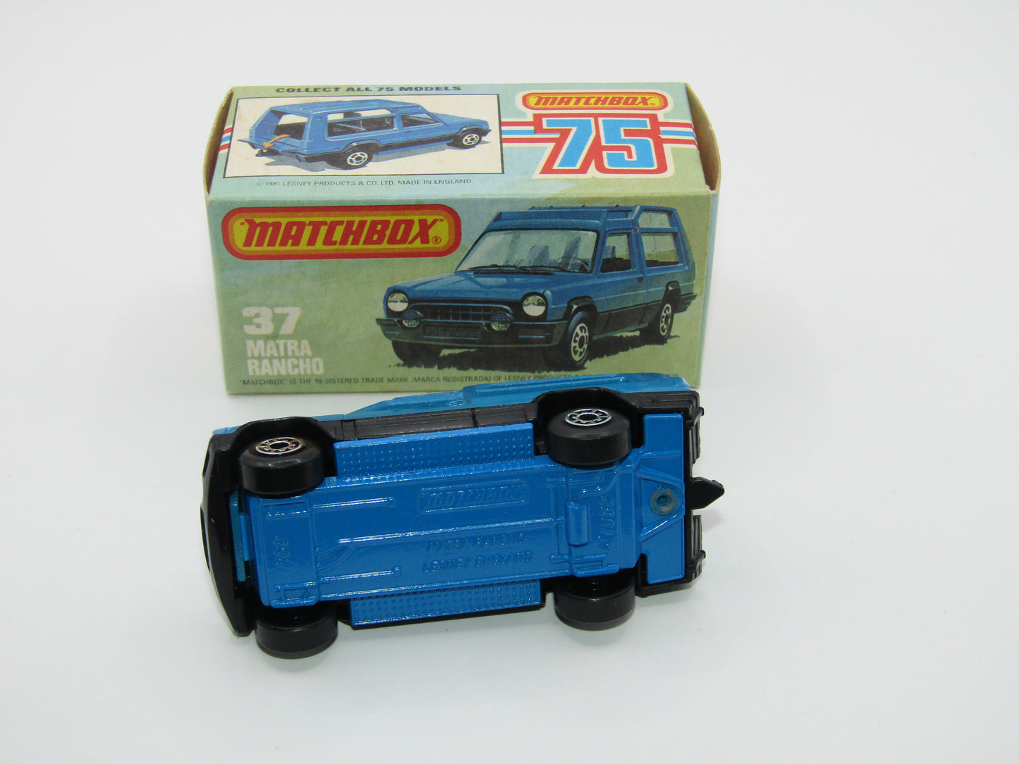 Matchbox Superfast 37E Matra Rancho TURQUOISE BLUE Narrow Wheels