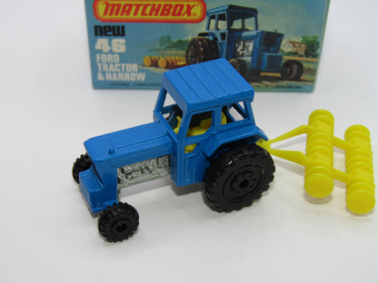 Matchbox Superfast 46C Ford Tractor DARK YELLOW Interior