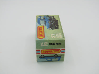 Matchbox Superfast 37E Matra Rancho TURQUOISE BLUE Narrow Wheels