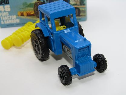 Matchbox Superfast 46C Ford Tractor DARK YELLOW Interior