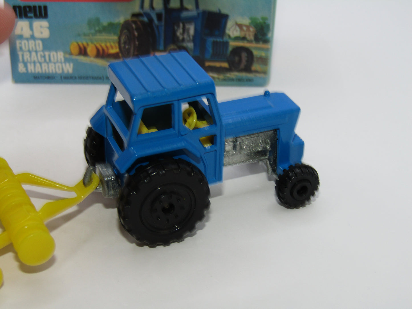 Matchbox Superfast 46C Ford Tractor DARK YELLOW Interior