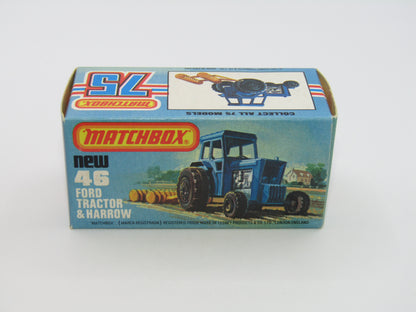 Matchbox Superfast 46C Ford Tractor DARK YELLOW Interior