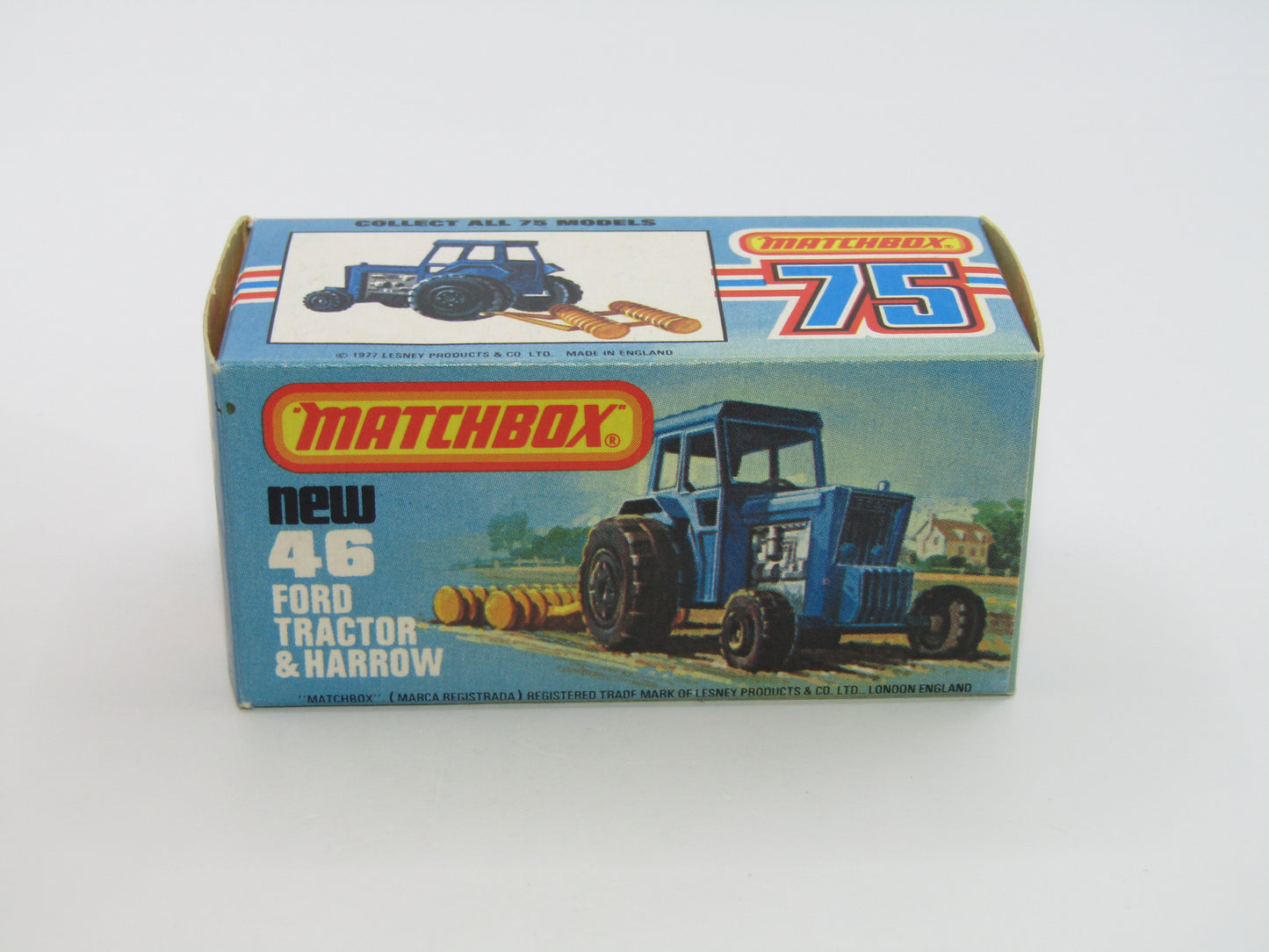 Matchbox Superfast 46C Ford Tractor DARK YELLOW Interior