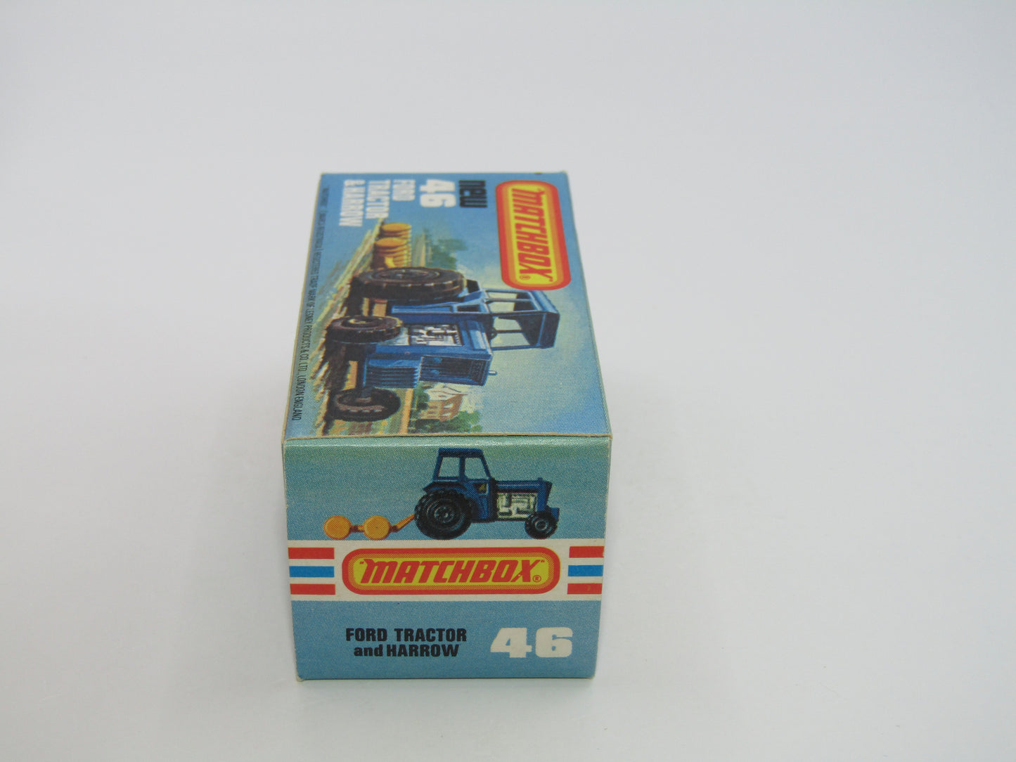 Matchbox Superfast 46C Ford Tractor DARK YELLOW Interior