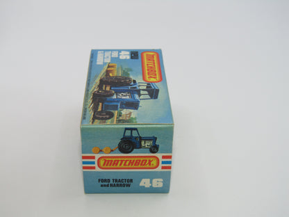 Matchbox Superfast 46C Ford Tractor DARK YELLOW Interior