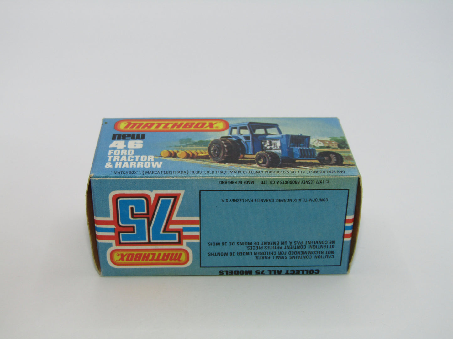 Matchbox Superfast 46C Ford Tractor DARK YELLOW Interior