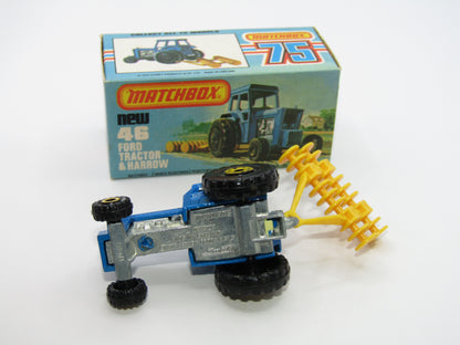 Matchbox Superfast 46C Ford Tractor WITHOUT FORD CAST CREAM Interior