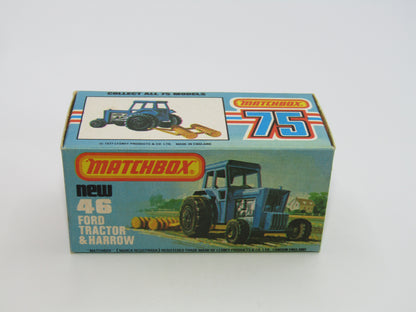 Matchbox Superfast 46C Ford Tractor WITHOUT FORD CAST CREAM Interior