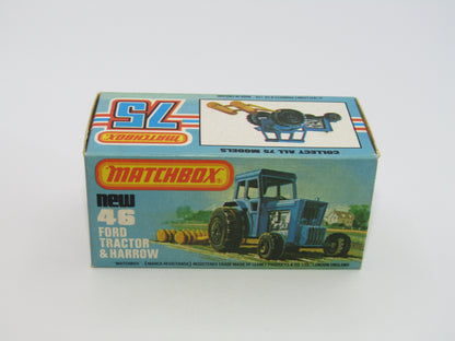 Matchbox Superfast 46C Ford Tractor WITHOUT FORD CAST CREAM Interior