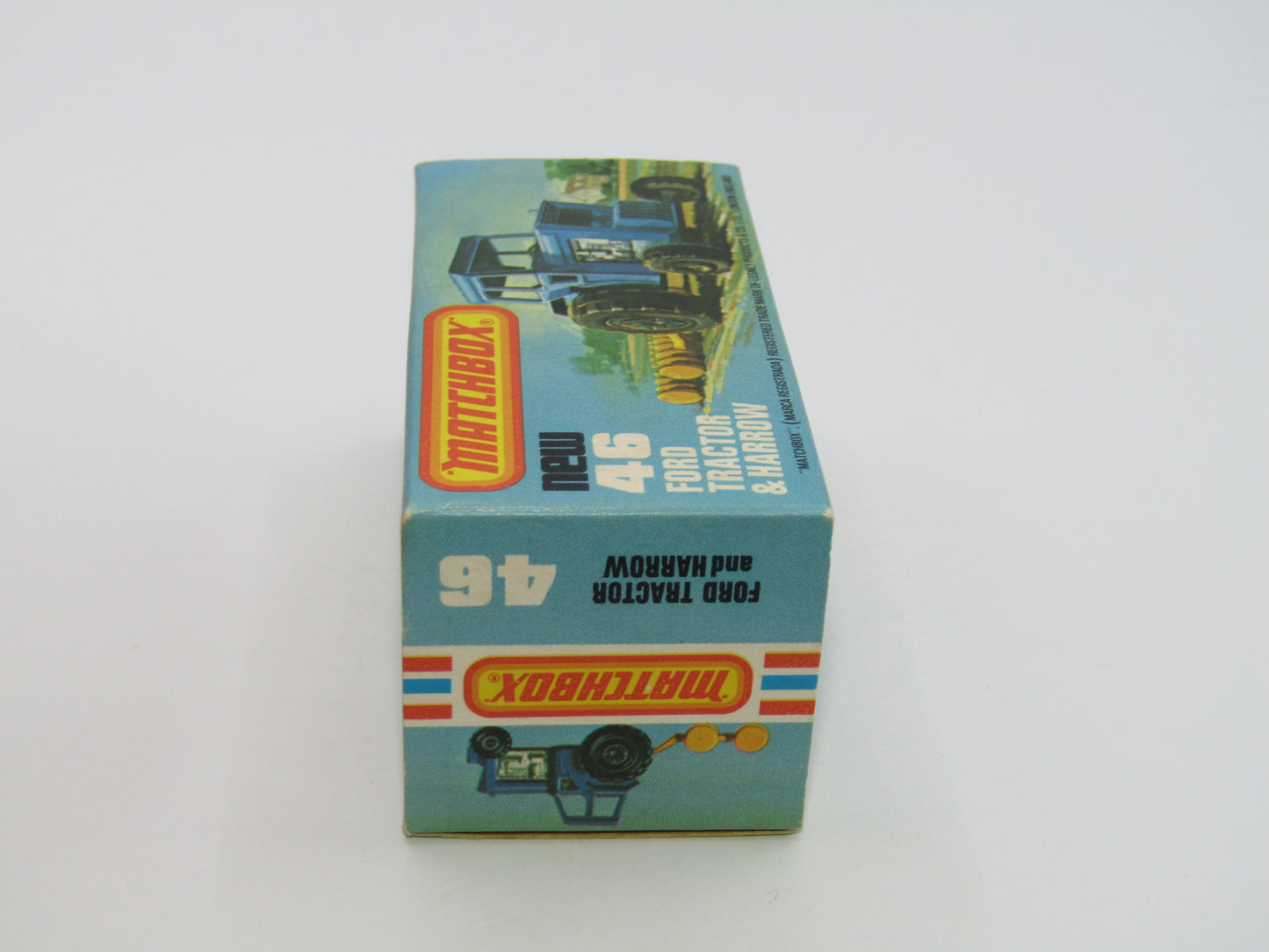 Matchbox Superfast 46C Ford Tractor WITHOUT FORD CAST CREAM Interior