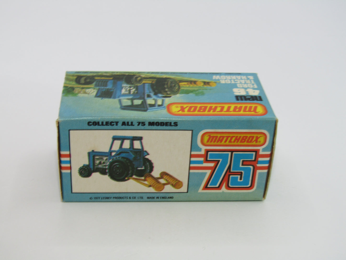 Matchbox Superfast 46C Ford Tractor WITHOUT FORD CAST CREAM Interior