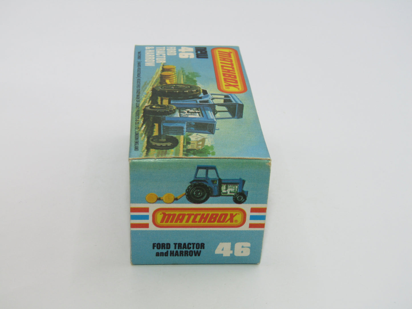 Matchbox Superfast 46C Ford Tractor WITHOUT FORD CAST CREAM Interior