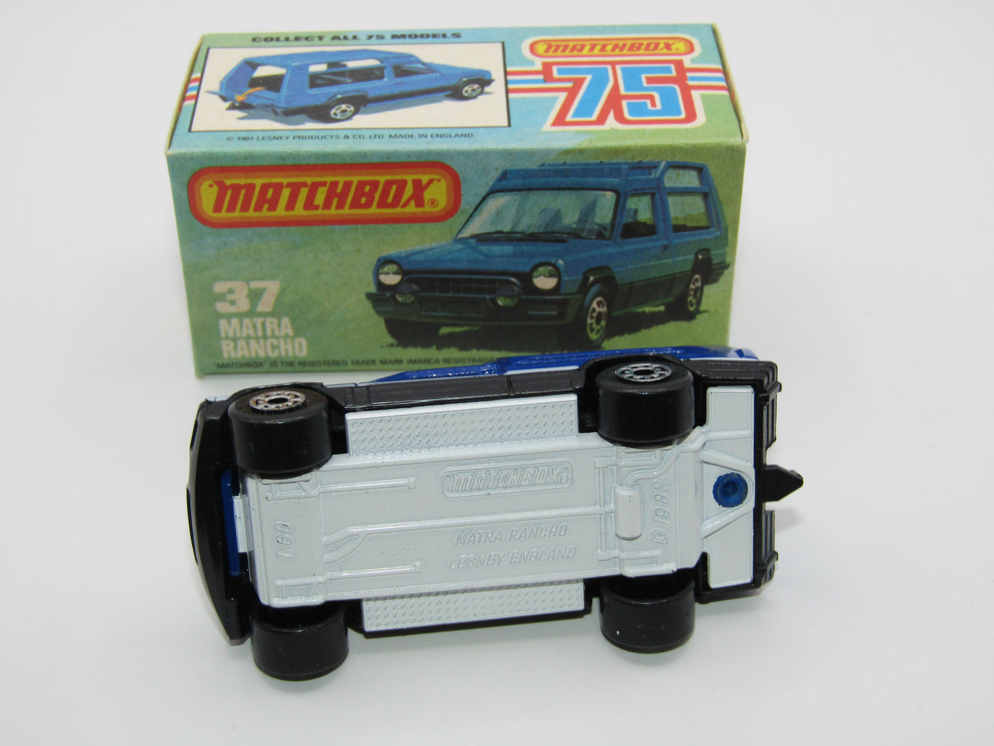 Matchbox Superfast 37E Matra Rancho Blue SURF RESCUE, Wide Wheels