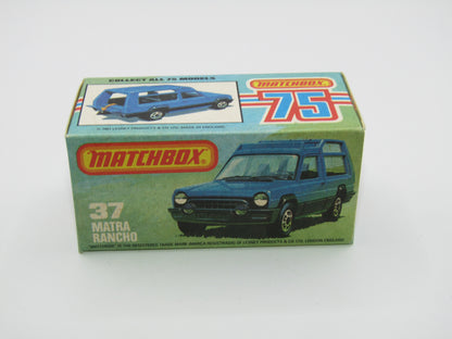 Matchbox Superfast 37E Matra Rancho Blue SURF RESCUE, Wide Wheels
