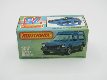 Matchbox Superfast 37E Matra Rancho Blue SURF RESCUE, Wide Wheels
