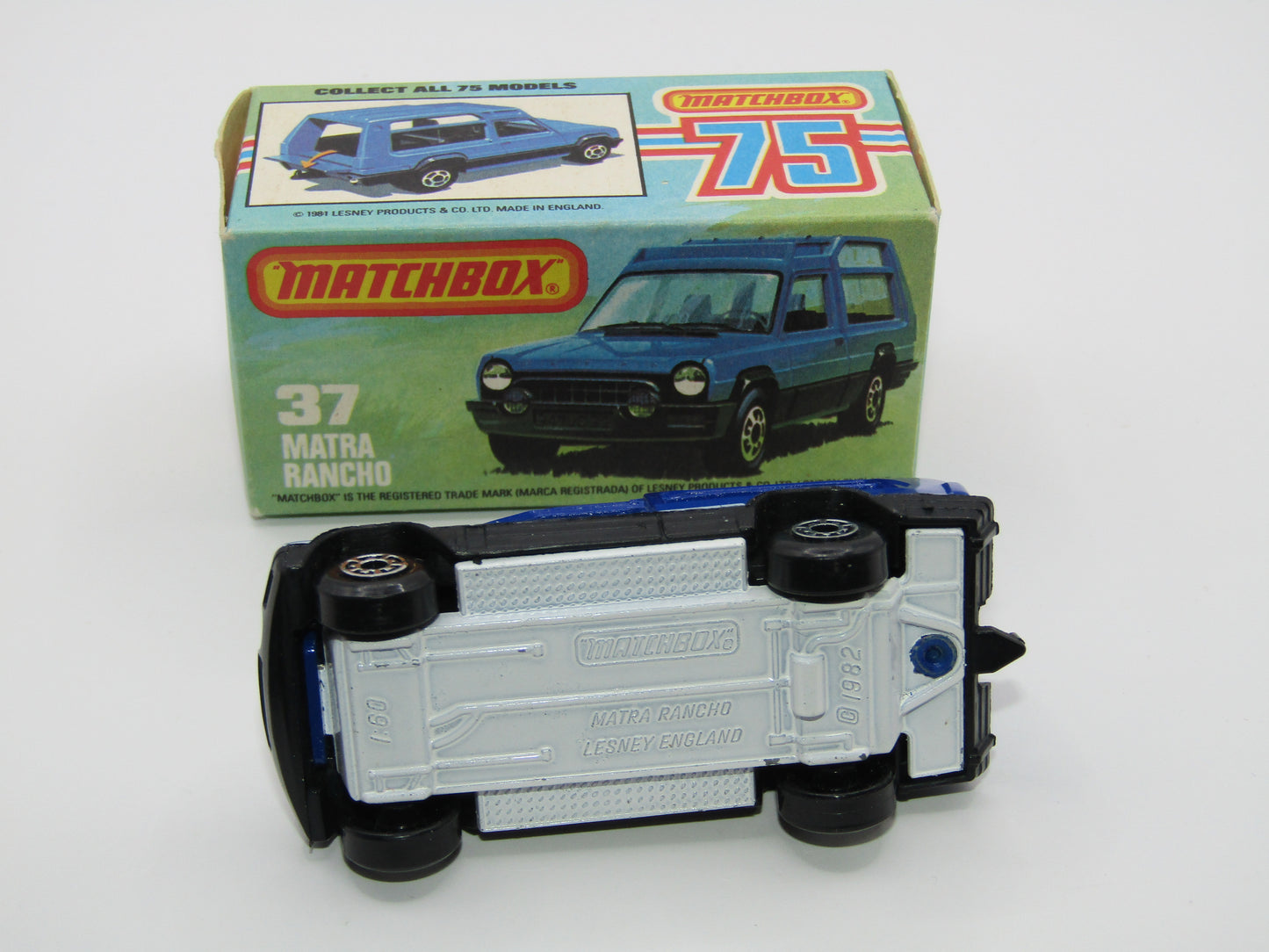 Matchbox Superfast 37E Matra Rancho Blue SURF RESCUE, Narrow Wheels