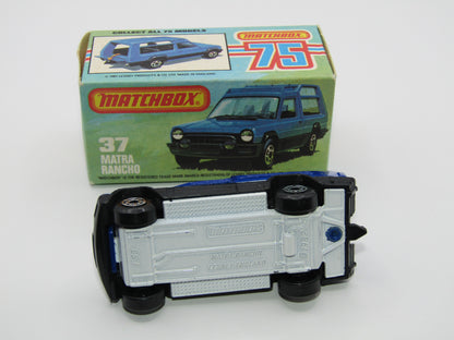 Matchbox Superfast 37E Matra Rancho Blue SURF RESCUE, Narrow Wheels