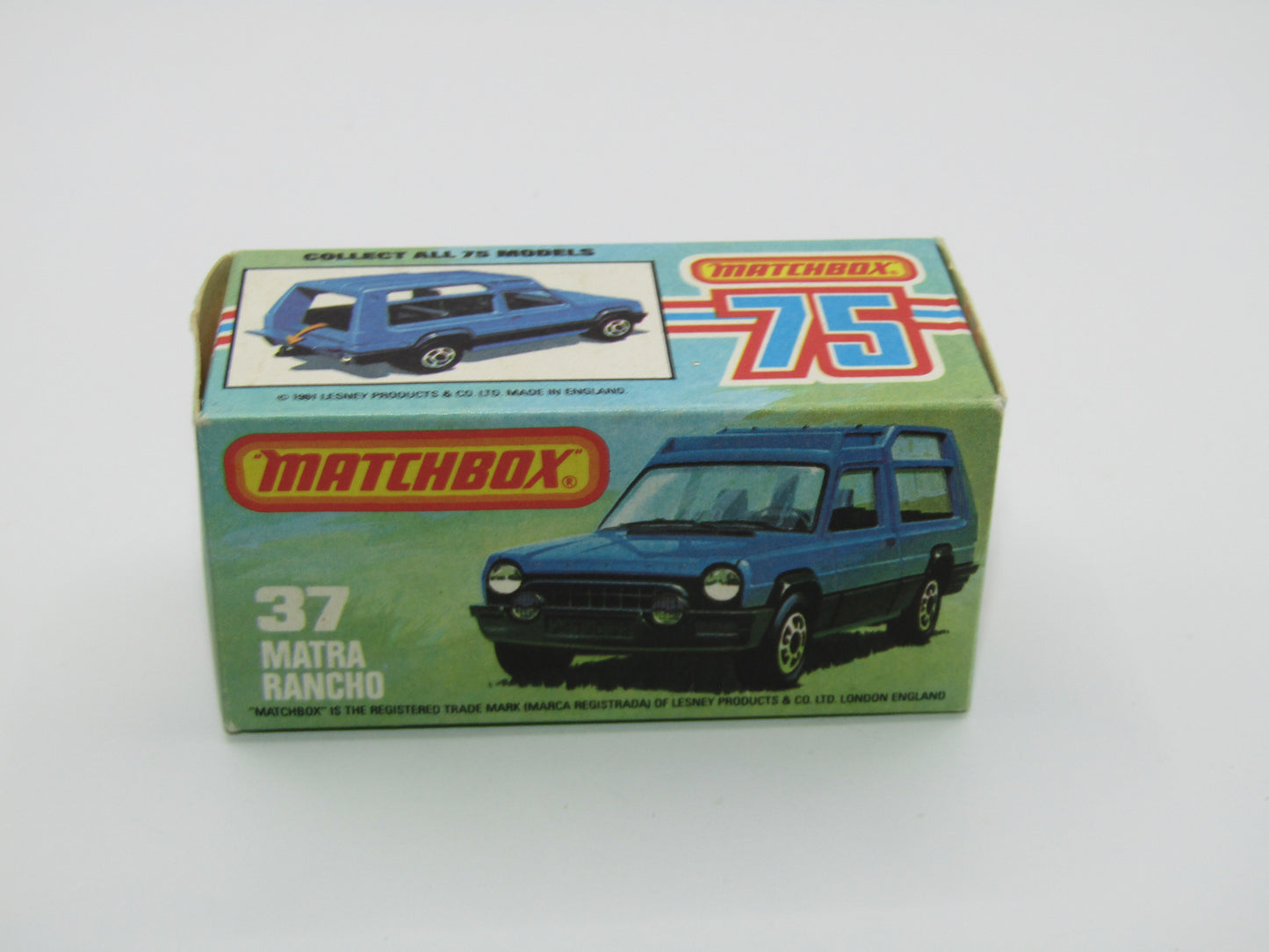 Matchbox Superfast 37E Matra Rancho Blue SURF RESCUE, Narrow Wheels