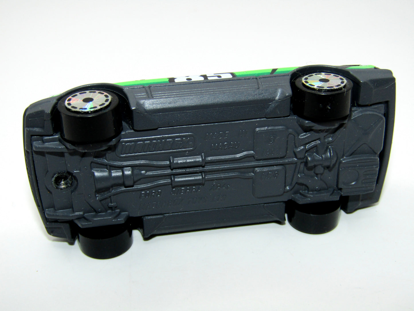 Matchbox Superfast Lasers LW-7 Ford Sierra BLACK Pre-Pro Dot Wheels