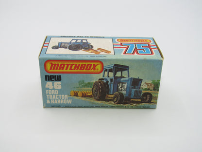 Matchbox Superfast 46C Ford Tractor Metallic Green FORD on Front